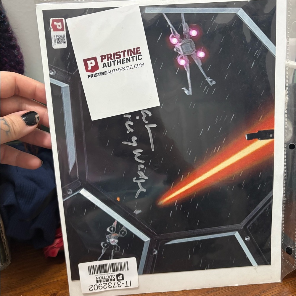 - Star Wars- David Ankrum, Wedge Antilles signed 8x10 photo JSA COA